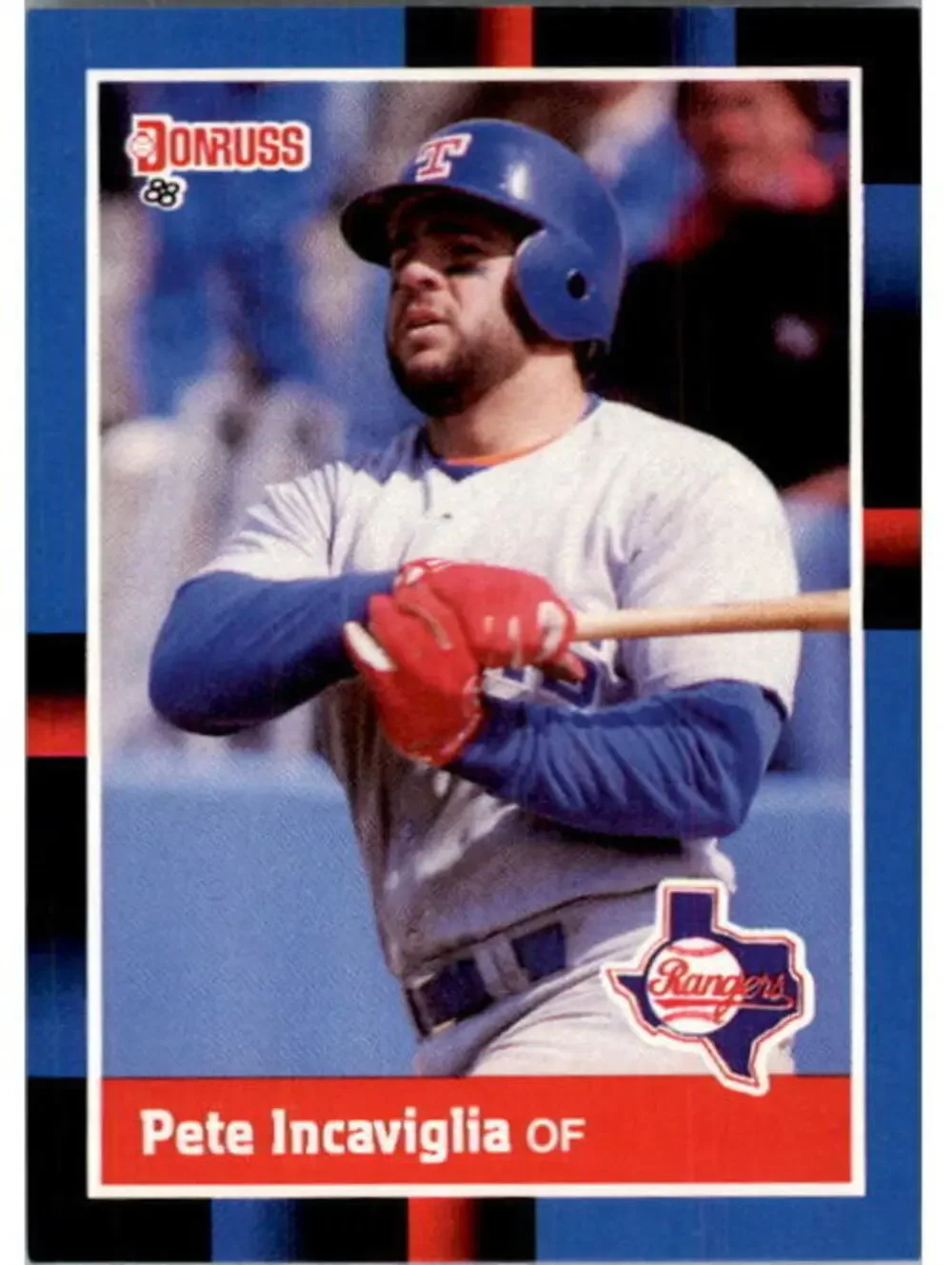 1988 Pete Incaviglia Donruss Baseball Card #304